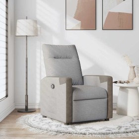 Sillón reclinable de tela gris nube de , Sillones - Ref: Foro24-4104838, Precio: 187,34 €, Descuento: %