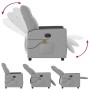 Sillón de masaje reclinable de tela gris nube by , Armchairs - Ref: Foro24-4104831, Price: 209,17 €, Discount: %