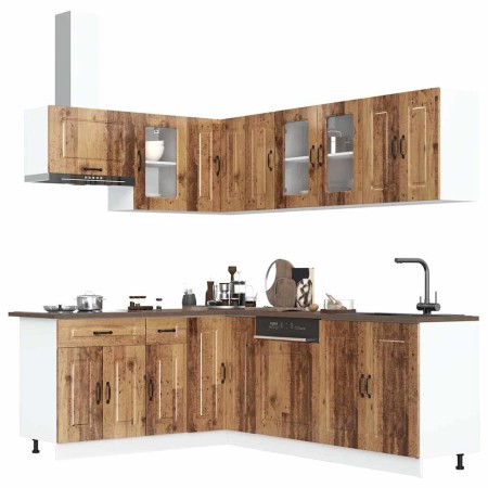 Mueble cocina Kalmar madera vieja 11 pzas madera contrachapada von , Küchenschränke - Ref: Foro24-3314889, Preis: 742,36 €, R...
