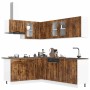 Mueble cocina Lucca roble ahumado 11 pzas madera contrachapada de , Armarios de cocina - Ref: Foro24-3314896, Precio: 741,91 ...