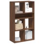 Estantería madera de ingeniería color marrón roble 66x31x112 cm de , Librerías y estanterías - Ref: Foro24-860307, Precio: 81...