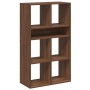 Estantería madera de ingeniería color marrón roble 66x31x112 cm by , Bookcases and shelves - Ref: Foro24-860307, Price: 78,88...
