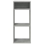Estantería madera contrachapada gris hormigón 34x31x80 cm de , Librerías y estanterías - Ref: Foro24-860277, Precio: 40,87 €