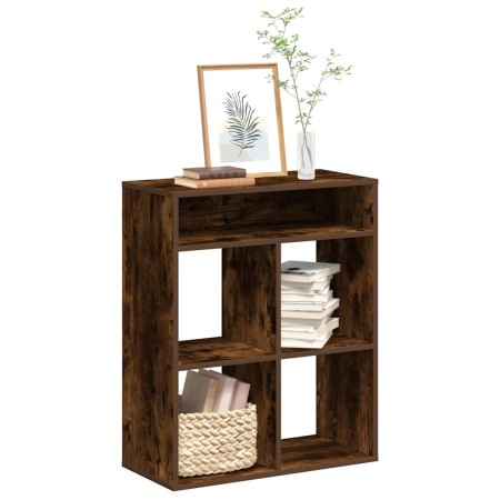 Estantería madera ingeniería color roble ahumado 66x31x80 cm von , Bücherregale und Regale - Ref: Foro24-860296, Preis: 70,42...