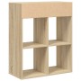 Estantería madera ingeniería color roble 66x31x80 cm by , Bookcases and shelves - Ref: Foro24-860294, Price: 58,87 €, Discoun...