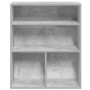 Estantería madera contrachapada gris hormigón 60x30x71,5 cm by , Bookcases and shelves - Ref: Foro24-860313, Price: 50,35 €, ...