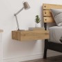 Mesita de noche madera de ingeniería roble artisan 60x35 cm by , Nightstands - Ref: Foro24-3329160, Price: 42,01 €, Discount: %