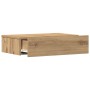 Mesita de noche madera de ingeniería roble artisan 60x35 cm by , Nightstands - Ref: Foro24-3329160, Price: 42,01 €, Discount: %