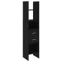 Estantería de madera contrachapada negro 40x35x180 cm de vidaXL, Librerías y estanterías - Ref: Foro24-803417, Precio: 70,56 ...