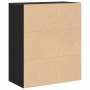 Estantería madera ingeniería negra 60x30x71,5 cm by , Bookcases and shelves - Ref: Foro24-860311, Price: 52,76 €, Discount: %