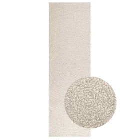Alfombra ZIZUR apariencia yute interior exterior crema 80x250cm by , Rugs - Ref: Foro24-4010374, Price: 59,25 €, Discount: %
