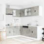 Mueble cocina Porto gris hormigón 11 pzas madera contrachapada von , Küchenschränke - Ref: Foro24-3314905, Preis: 707,81 €, R...