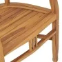 3-teiliges Garten-Essset aus massivem Teakholz von vidaXL, Gartensets - Ref: Foro24-3060008, Preis: 432,48 €, Rabatt: %
