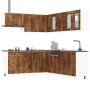 Mueble cocina Lucca roble ahumado 11 pzas madera contrachapada von , Küchenschränke - Ref: Foro24-3314926, Preis: 748,23 €, R...