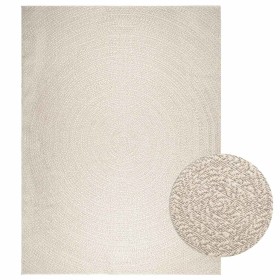Alfombra ZIZUR apariencia yute interior exterior crema von , Teppiche - Ref: Foro24-4010383, Preis: 236,94 €, Rabatt: %