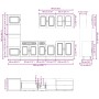 Mueble de cocina Kalmar blanco 7 piezas madera contrachapada von , Küchenschränke - Ref: Foro24-3314731, Preis: 666,04 €, Rab...