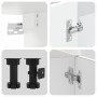 Mueble cocina Kalmar blanco de alto brillo 7 pzas von , Küchenschränke - Ref: Foro24-3314733, Preis: 706,93 €, Rabatt: %
