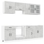 Mueble cocina Kalmar gris hormigón 8 pzas madera contrachapada von , Küchenschränke - Ref: Foro24-3314835, Preis: 541,08 €, R...