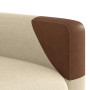 Sillón reclinable de masaje eléctrico tela color crema by , Armchairs - Ref: Foro24-3324002, Price: 236,13 €, Discount: %