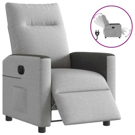 Sillón reclinable eléctrico de tela gris nube von , Sessel - Ref: Foro24-3324037, Preis: 234,18 €, Rabatt: %