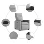 Sillón reclinable eléctrico de tela gris nube von , Sessel - Ref: Foro24-3324037, Preis: 234,18 €, Rabatt: %