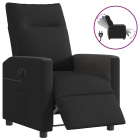 Sillón reclinable eléctrico de tela negro by , Armchairs - Ref: Foro24-3324040, Price: 233,77 €, Discount: %