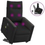 Sillón reclinable de masaje elevable tela negro de , Sillones - Ref: Foro24-3324061, Precio: 270,86 €