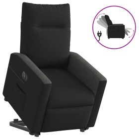 Sillón eléctrico reclinable elevable de tela negro by , Armchairs - Ref: Foro24-3324068, Price: 300,36 €, Discount: %