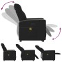 Sillón de masaje eléctrico reclinable elevable tela negro by , Armchairs - Ref: Foro24-3324075, Price: 318,82 €, Discount: %