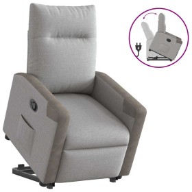 Sillón reclinable elevable de tela gris nube von , Sessel - Ref: Foro24-3324089, Preis: 251,33 €, Rabatt: %