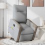 Sillón de masaje eléctrico reclinable elevable tela gris claro by , Armchairs - Ref: Foro24-3324105, Price: 316,48 €, Discoun...