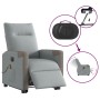 Sillón de masaje eléctrico reclinable elevable tela gris claro by , Armchairs - Ref: Foro24-3324105, Price: 316,48 €, Discoun...