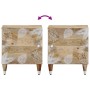 Mesita de noche de madera maciza de mango 40x33,5x46 cm de , Mesitas de noche - Ref: Foro24-4018660, Precio: 54,35 €, Descuen...