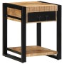 Mesa auxiliar madera maciza de mango rugosa 40x40x50 cm by , Side tables - Ref: Foro24-4015941, Price: 100,77 €, Discount: %