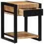 Mesa auxiliar madera maciza de mango rugosa 40x40x50 cm by , Side tables - Ref: Foro24-4015941, Price: 100,77 €, Discount: %