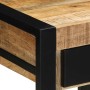 Mesa auxiliar madera maciza de mango rugosa 40x40x50 cm by , Side tables - Ref: Foro24-4015941, Price: 100,77 €, Discount: %