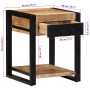 Mesa auxiliar madera maciza de mango rugosa 40x40x50 cm by , Side tables - Ref: Foro24-4015941, Price: 100,77 €, Discount: %