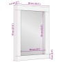 Espejo de baño madera maciza mango 50x3x70 cm by , Bathroom furniture - Ref: Foro24-4018695, Price: 55,33 €, Discount: %