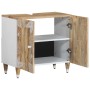 Armario de lavabo para baño madera maciza de mango 62x33x58 cm by , Bathroom furniture - Ref: Foro24-4018683, Price: 118,43 €...