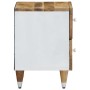 Mesita de noche de madera maciza de mango 40x33,5x46 cm by , Nightstands - Ref: Foro24-4018662, Price: 63,23 €, Discount: %