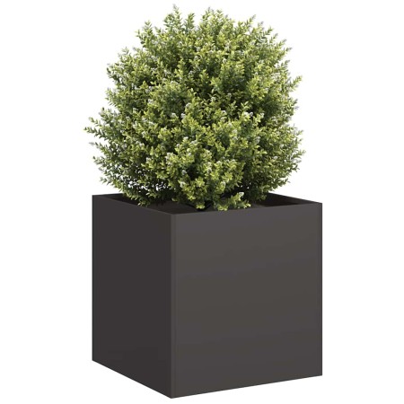 Jardinera de acero laminado en frío negro 40x40x40 cm de , Maceteros y jardineras - Ref: Foro24-860661, Precio: 60,65 €, Desc...
