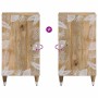 Aparador de madera maciza de mango 40x33,5x75 cm by , CD and DVD storage - Ref: Foro24-4018688, Price: 78,59 €, Discount: %