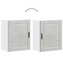 Armarios pared para cocina 2 uds Porto gris hormigón von , Küchenschränke - Ref: Foro24-854046, Preis: 102,40 €, Rabatt: %