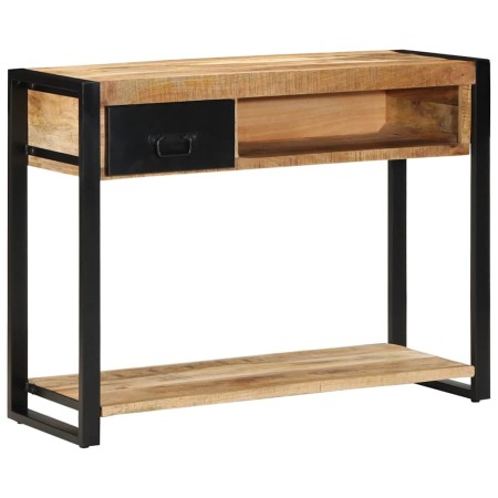 Mesa consola madera maciza mango 100x35x75 cm by , console tables - Ref: Foro24-4015929, Price: 173,88 €, Discount: %