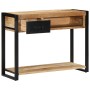Mesa consola madera maciza mango 100x35x75 cm by , console tables - Ref: Foro24-4015929, Price: 173,88 €, Discount: %