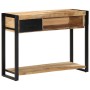 Mesa consola madera maciza mango 100x35x75 cm by , console tables - Ref: Foro24-4015929, Price: 173,88 €, Discount: %