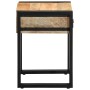 Mesa auxiliar madera maciza de mango rugosa 35x35x50 cm de , Mesas auxiliares - Ref: Foro24-4015943, Precio: 81,23 €, Descuen...