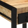 Mesa auxiliar madera maciza de mango rugosa 35x35x50 cm de , Mesas auxiliares - Ref: Foro24-4015943, Precio: 81,23 €, Descuen...