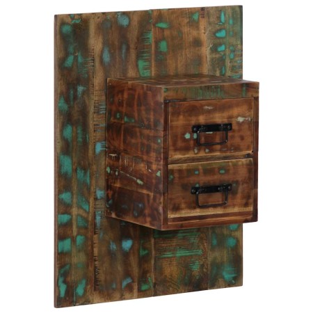 Mesilla de noche multicolor 60x32x80 cm madera maciza reciclada von , Nachttische - Ref: Foro24-4017531, Preis: 100,16 €, Rab...