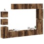 Conjunto de mueble de TV 9 piezas montado la pared madera vieja von , TV-Möbel - Ref: Foro24-3329157, Preis: 411,85 €, Rabatt: %